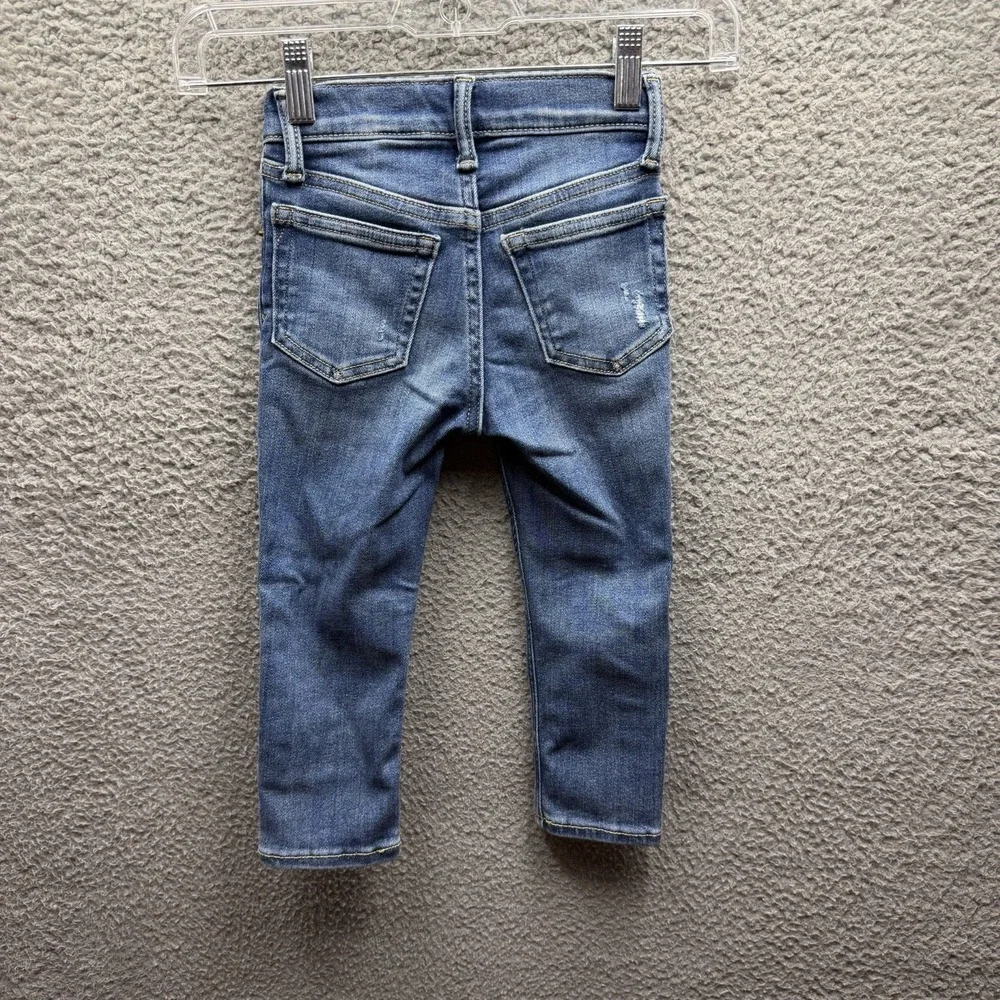 GAP Jeans Toddler Boy Size 3 Years Blue Denim Distressed Skinny Jeans Size 3 YR